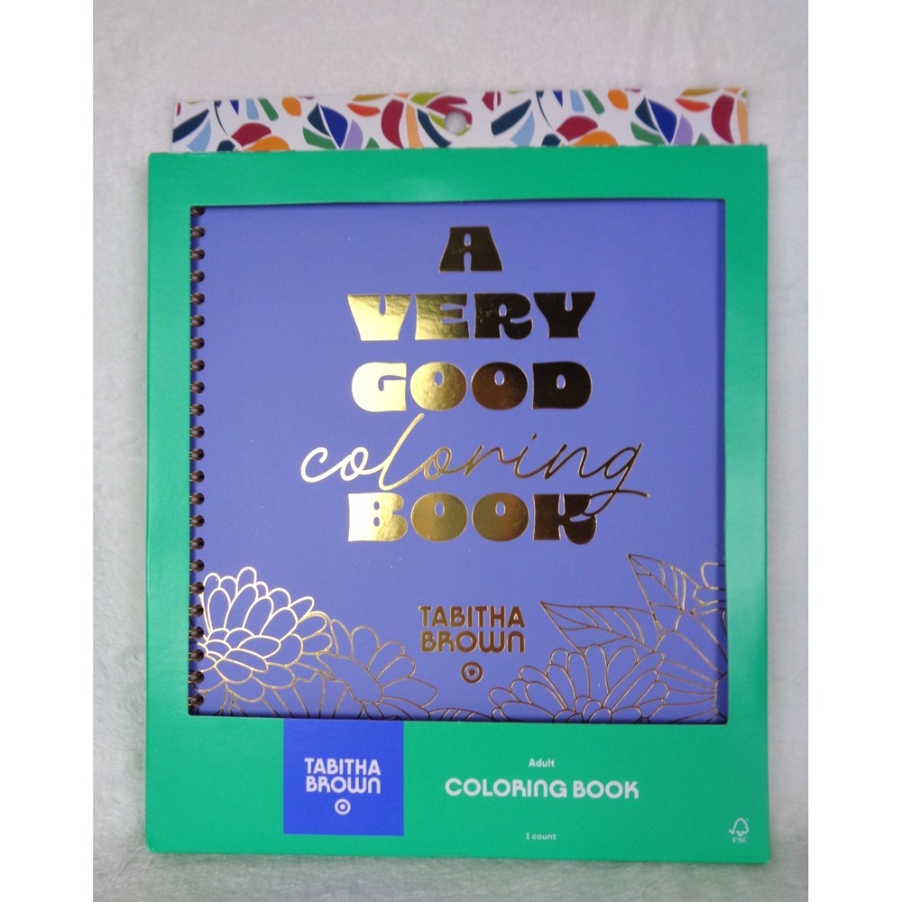 Tabitha‎ Brown A Very Good Adult Coloring Book Spiral Bound